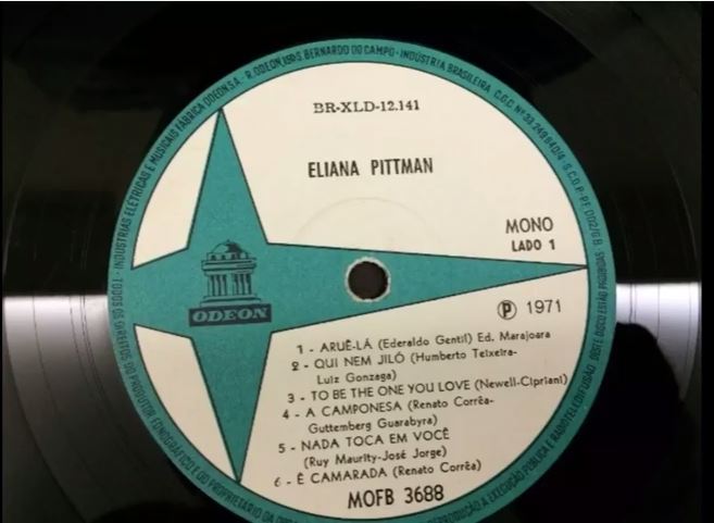 Composição de Ederaldo Gentil gravada por Eliana Pittman no disco “Eliana Pittman” (1971).