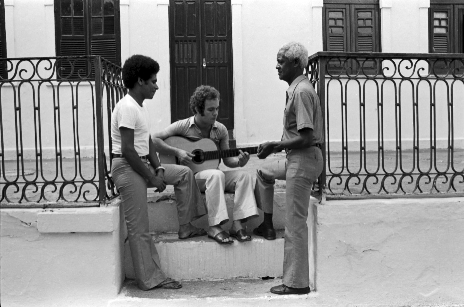 Ederaldo Gentil, Edil Pacheco e Batatinha sob as lentes da fotógrafa Arlete Soares. Crédito: Arlete Soares.