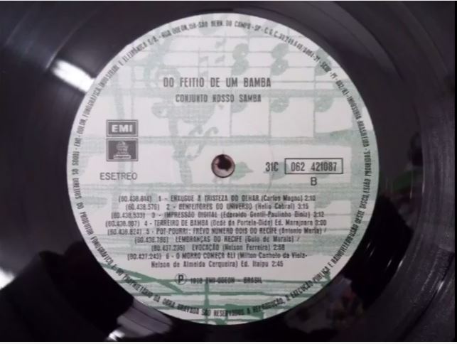 Composição de Ederaldo Gentil e Paulinho Diniz gravada pelo Conjunto Nosso Samba no disco "Do Feitio de um Bamba" (1978).
